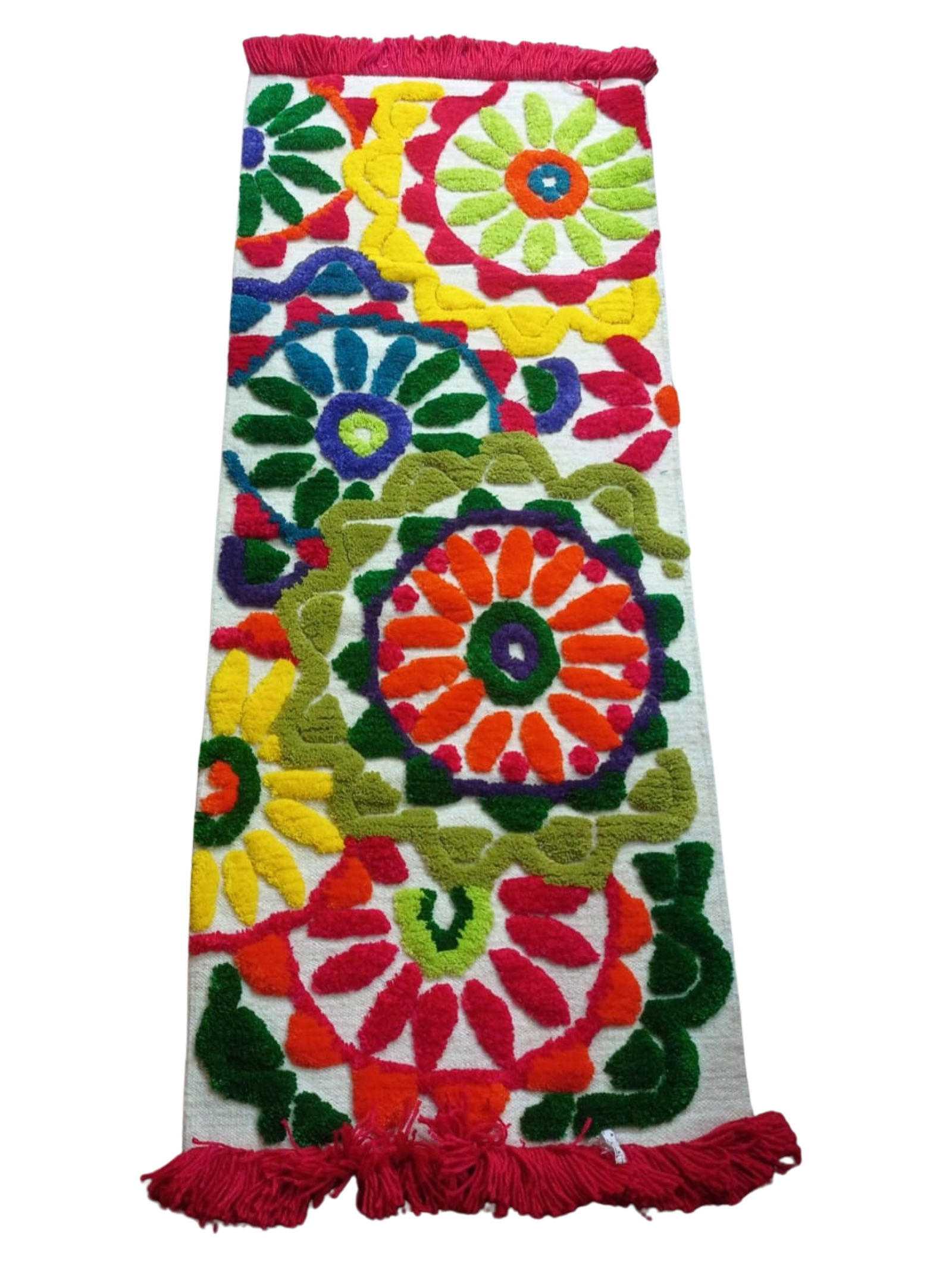 Handwoven Colorful Wool Floor Rug