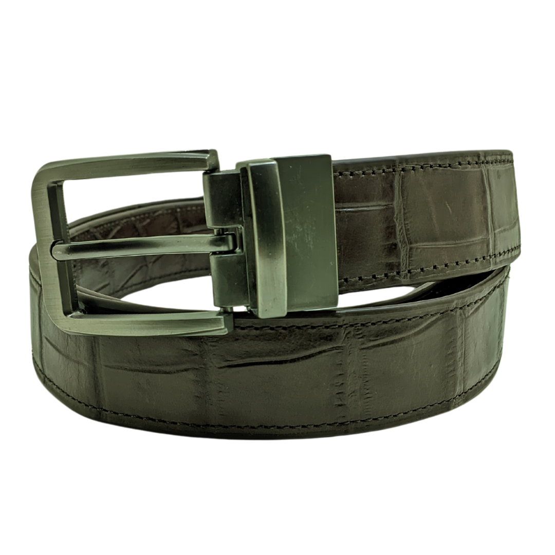 Leather Formal Belt (BROWN)