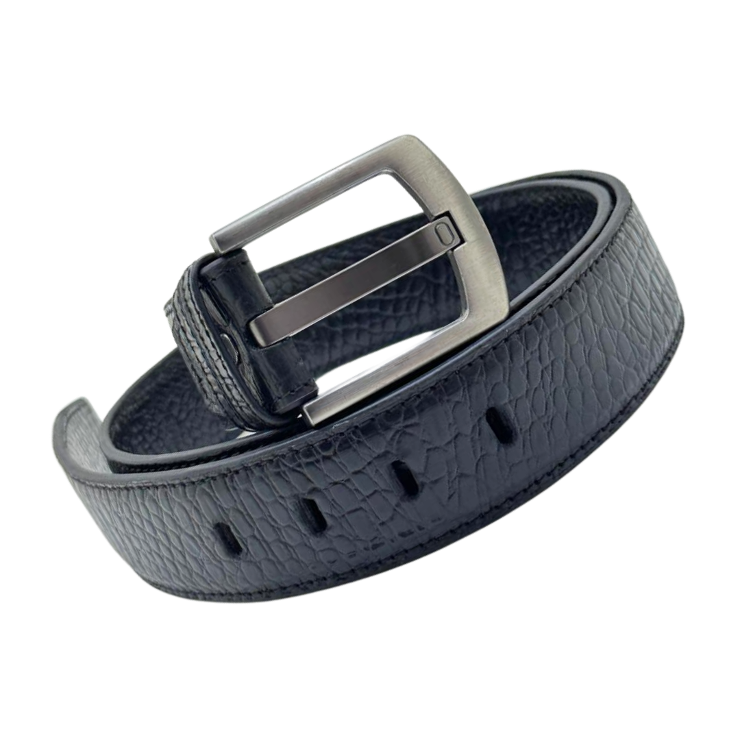 Leather Formal Belt (BLACK)