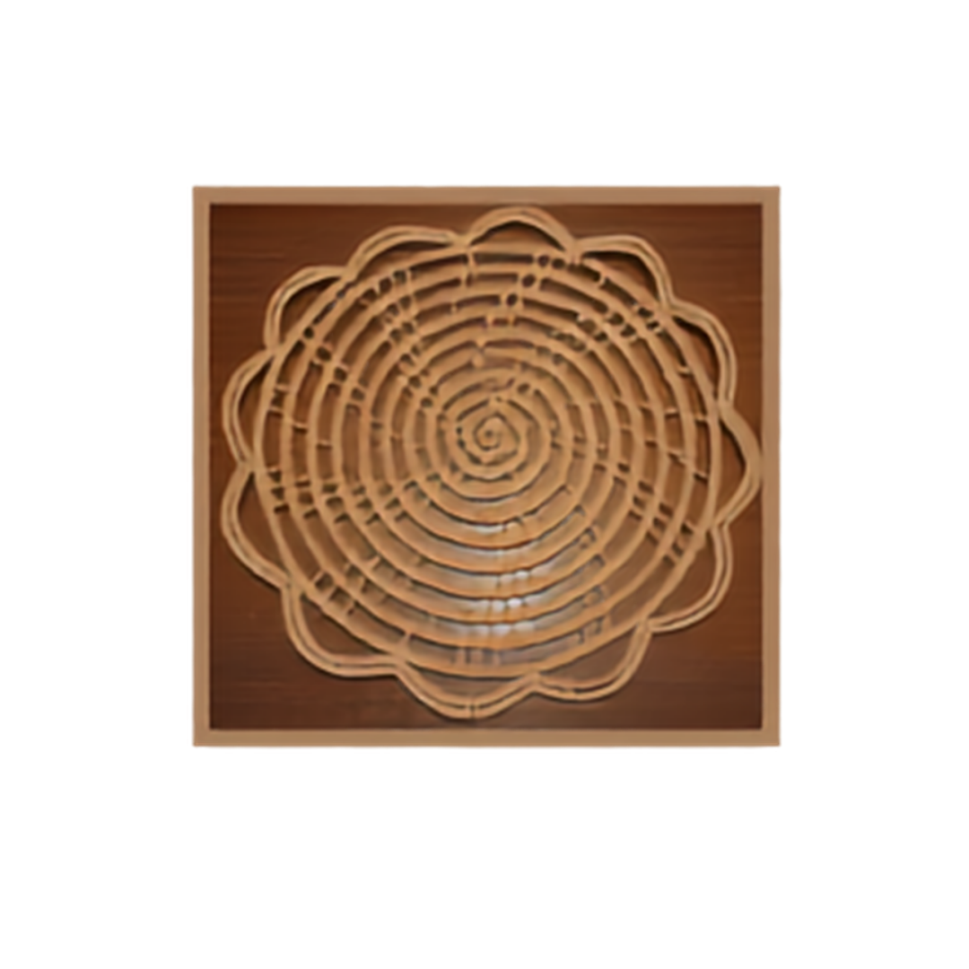 Handmade Palm Fiber Kitchen Place Mat ( For Tea/Desert Plate)