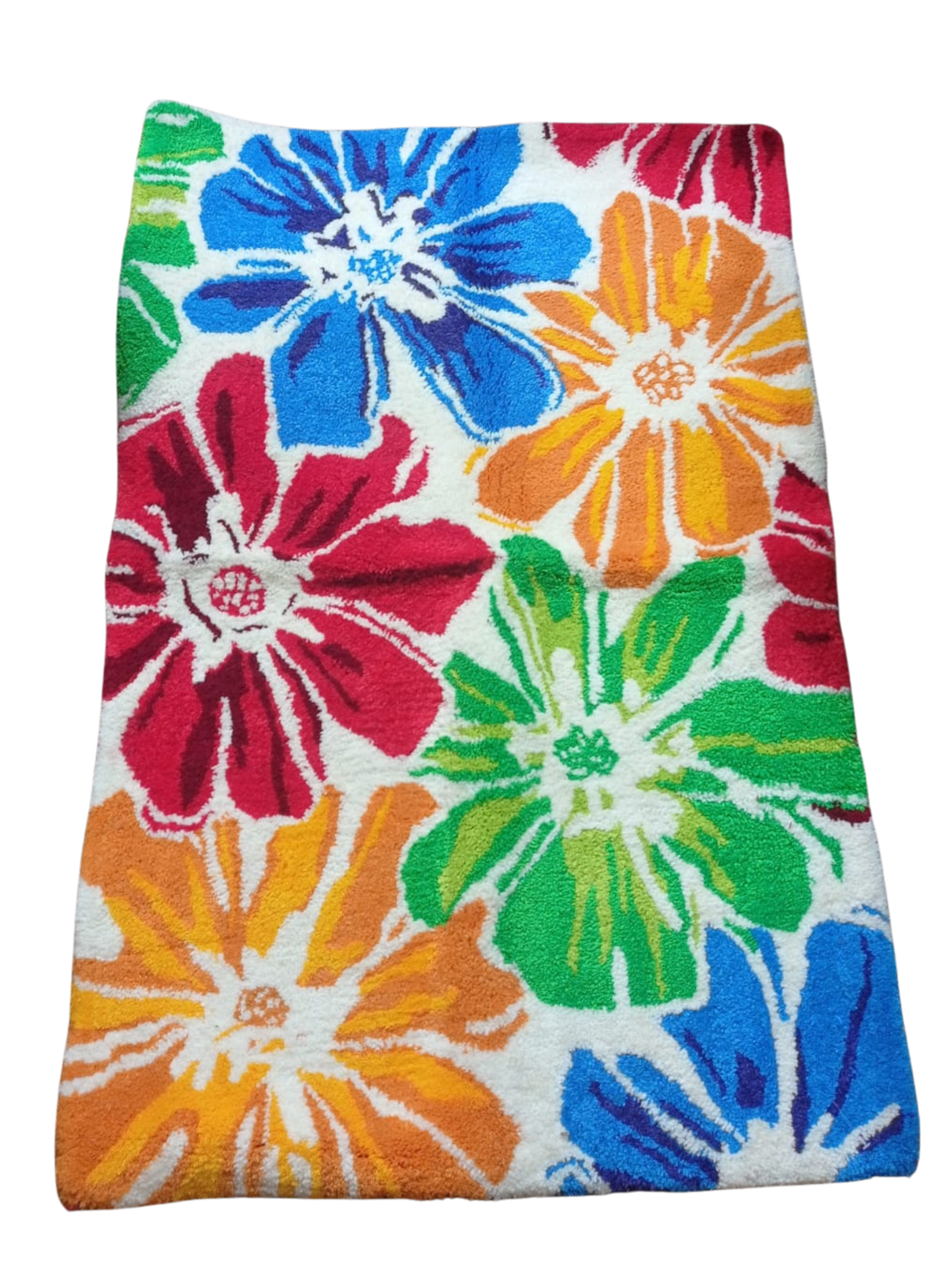 Handwoven Colorful Wool Rug
