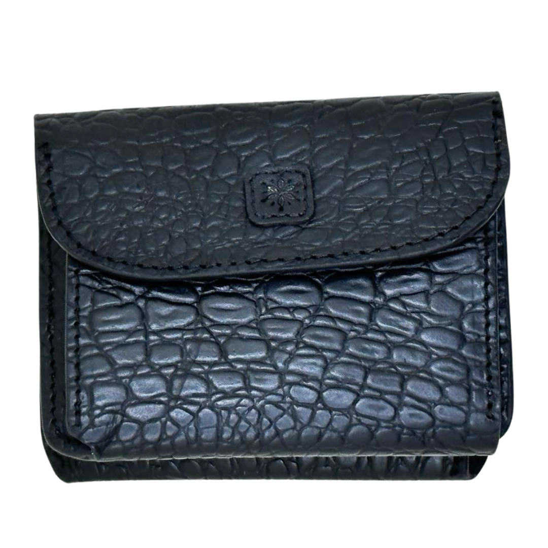 Men's Leather  Bi-Fold Wallet (BLACK)