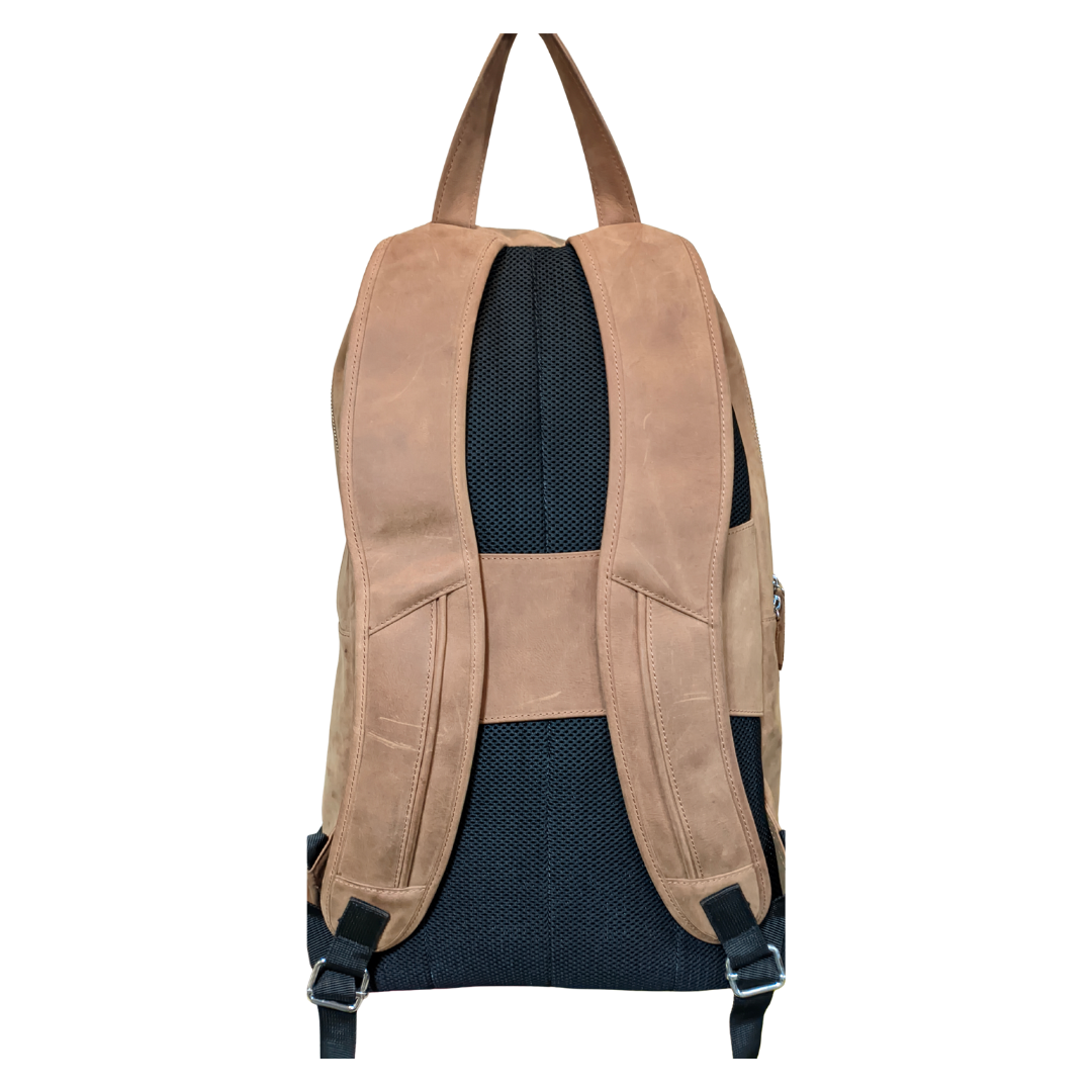 Jute & Leather Combination Laptop Bag