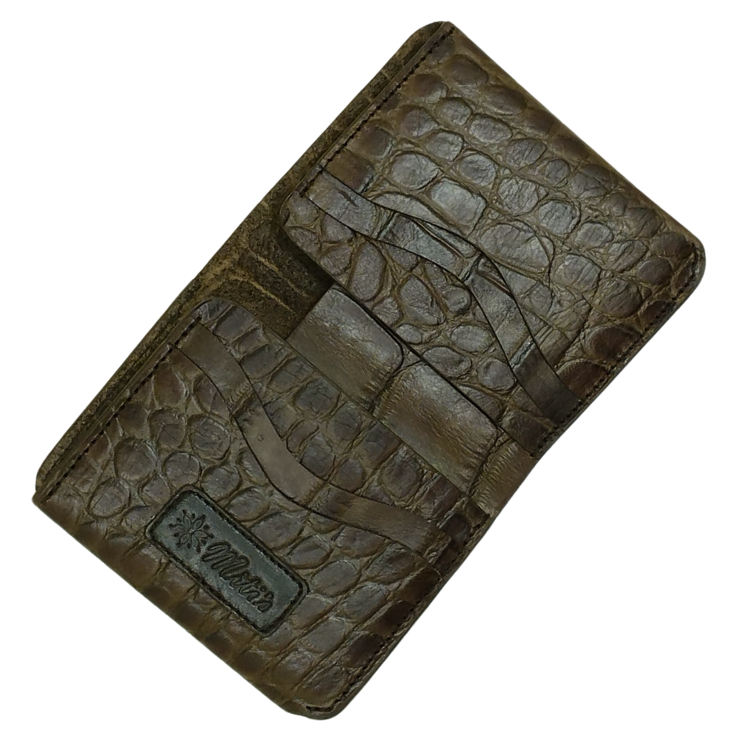 Men's Leather  Bi-Fold Wallet (Chocolate)
