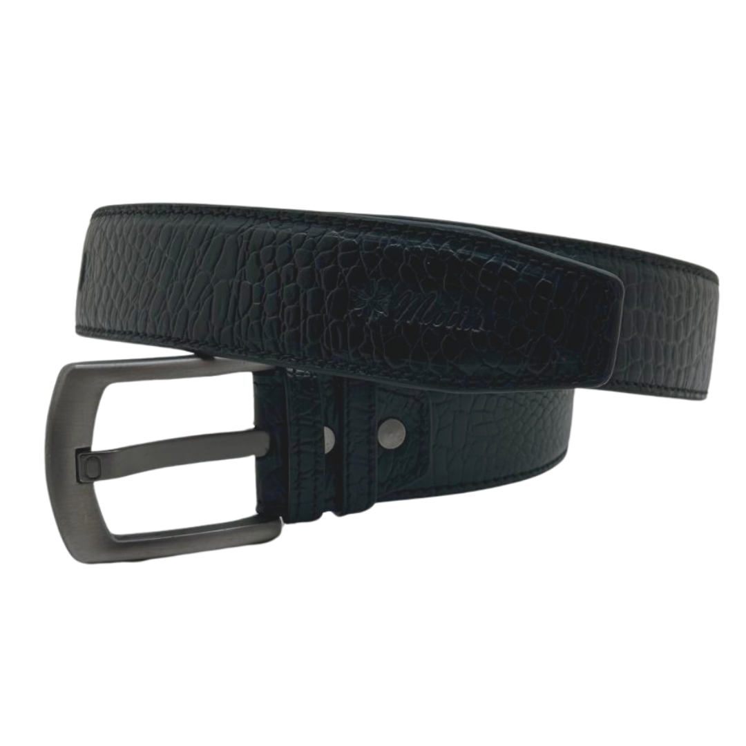 Leather Formal Belt (BLACK)