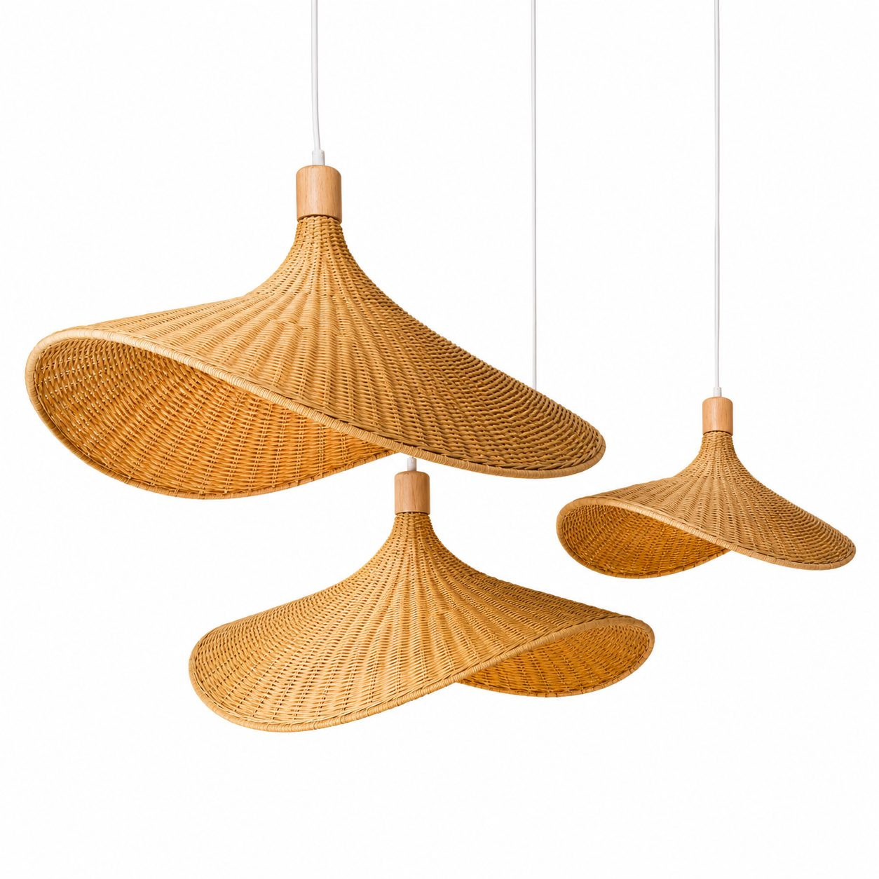 Eco Hanging Horn Shape Lamp Shade